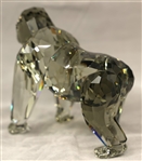 SWAROVSKI CRYSTAL ENDANGERED WILDLIFE GORILLA FIGURINES