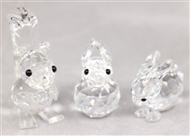 SWAROVSKI CRYSTAL MINIATURE FIGURINES