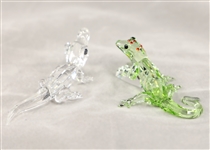 SWAROVSKI CRYSTAL REPTILE FIGURINES