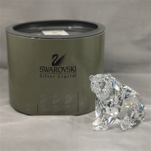 SWAROVSKI CRYSTAL GRIZZLY BEAR FIGURINE