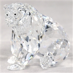 SWAROVSKI CRYSTAL GRIZZLY BEAR FIGURINE