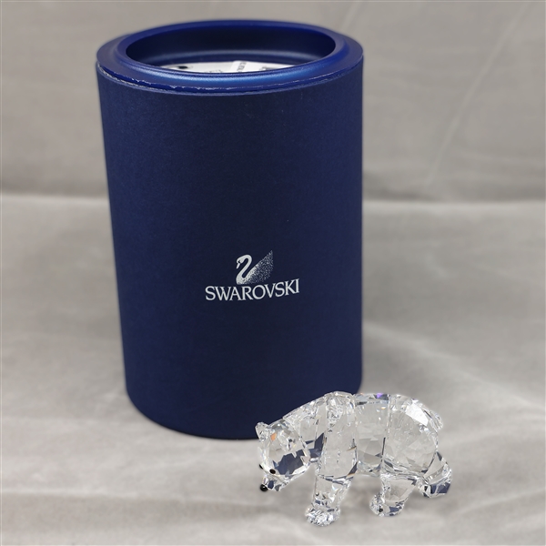 SWAROVSKI CRYSTAL SCS MEMBER SISTER BEAR FIGURINE