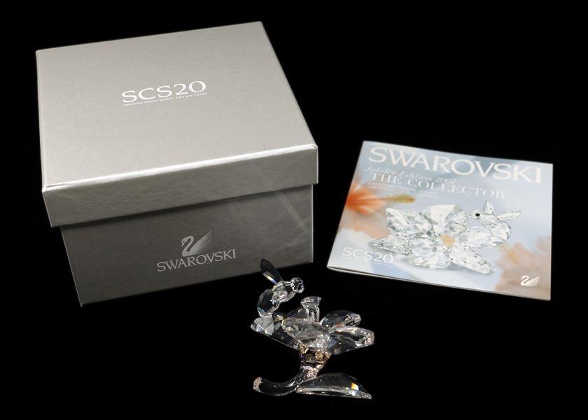 SWAROVSKI 2007 20TH JUBILEE BEE FIGURINE