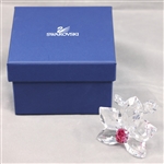 SWAROVSKI CRYSTAL ORCHID BLOSSOM FIGURINE