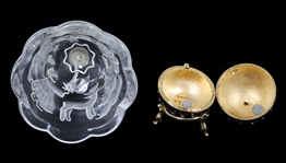 CRYSTAL & GLASS SERVEWARE, FIGURINES, & MORE