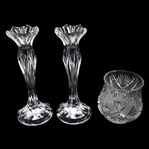 CRYSTAL & GLASS SERVEWARE, FIGURINES, & MORE