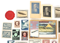 GRAF ZEPPELIN COMMEMORATIVE LOOSE STAMPS & SEALS