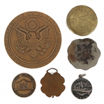 COMMEMORATIVE TOKENS, MEDALLIONS & EPHEMERA