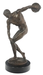 AFTER FIX-MASSEAU CAST BRONZE DISCUS THROWER STATUE