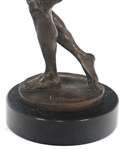 AFTER FIX-MASSEAU CAST BRONZE DISCUS THROWER STATUE