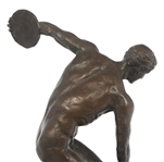 AFTER FIX-MASSEAU CAST BRONZE DISCUS THROWER STATUE