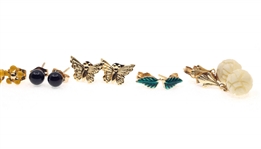 14K YELLOW GOLD FASHION EARRINGS