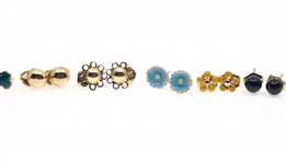 14K YELLOW GOLD FASHION EARRINGS