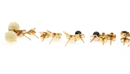 14K YELLOW GOLD FASHION EARRINGS
