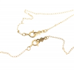 YELLOW GOLD & DIAMOND CROSS PENDANT NECKLACES