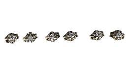 14K WHITE GOLD DIAMOND PENDANT & EARRING SETS - 0.27CTW