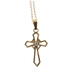 14K YELLOW & WHITE GOLD NECKLACES 