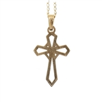 14K YELLOW & WHITE GOLD NECKLACES 