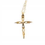 14K YELLOW & WHITE GOLD NECKLACES 