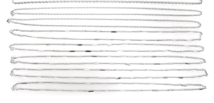 STERLING SILVER 24 CHAIN NECKLACES