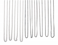 STERLING SILVER CHAIN NECKLACES