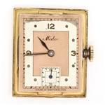 MEN'S MIDO GOLD-FILLED CASE MECHANICAL WRISTWATCH