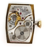 MEN'S WALTHAM GOLD-FILLED CASE MECHANICAL WRISTWATCH