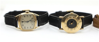 MEN'S GOLD-FILLED CASE MECHANICAL WRISTWATCHES