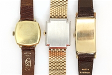 GOLD-FILLED CASE MECHANICAL WRISTWATCHES