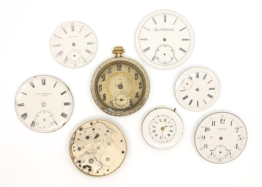 POCKET WATCH DIALS & PARTS FOR REPAIRS