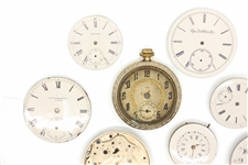 POCKET WATCH DIALS & PARTS FOR REPAIRS