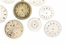 POCKET WATCH DIALS & PARTS FOR REPAIRS