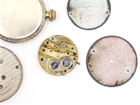 POCKET WATCH DIALS & PARTS FOR REPAIRS