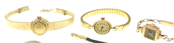 LADIES GOLD-FILLED & STEEL MECHANICAL WRISTWATCHES