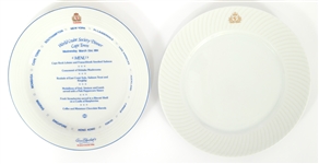 QUEEN ELIZABETH 2 SHIP ITEMS AND COMMEMORATIVE DISHES