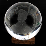 GRAF ZEPPELIN ETCHED CRYSTAL BALL