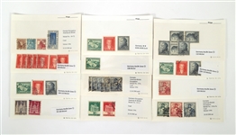 20TH C. GERMAN POSTAGE STAMPS