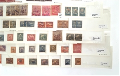 20th C. LOOSE POSTAGE STAMPS FROM NICARAGUA