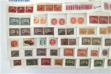 20th C. LOOSE POSTAGE STAMPS FROM NICARAGUA