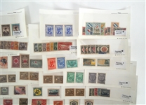 20th C. LOOSE POSTAGE STAMPS FROM NICARAGUA