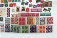 20TH C. US POSTAGE & COMMEMORATIVE STAMPS