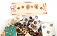 BUTTONS, PINS & MORE