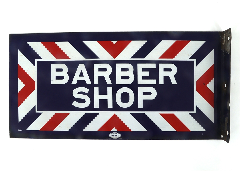 DOUBLE SIDED BARBER SHOP SIGN