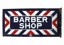 DOUBLE SIDED BARBER SHOP SIGN