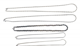 STERLING SILVER CHAIN NECKLACES