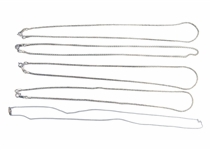 STERLING SILVER CHAIN NECKLACES