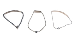 STERLING SILVER BAR BRACELETS