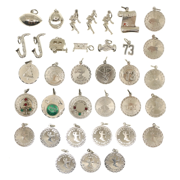 STERLING SILVER SPENCER CO. CHARMS