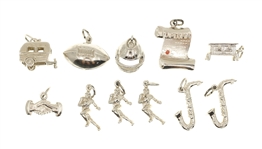STERLING SILVER SPENCER CO. CHARMS
