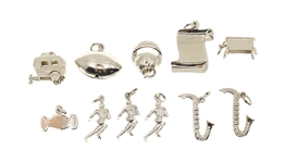 STERLING SILVER SPENCER CO. CHARMS